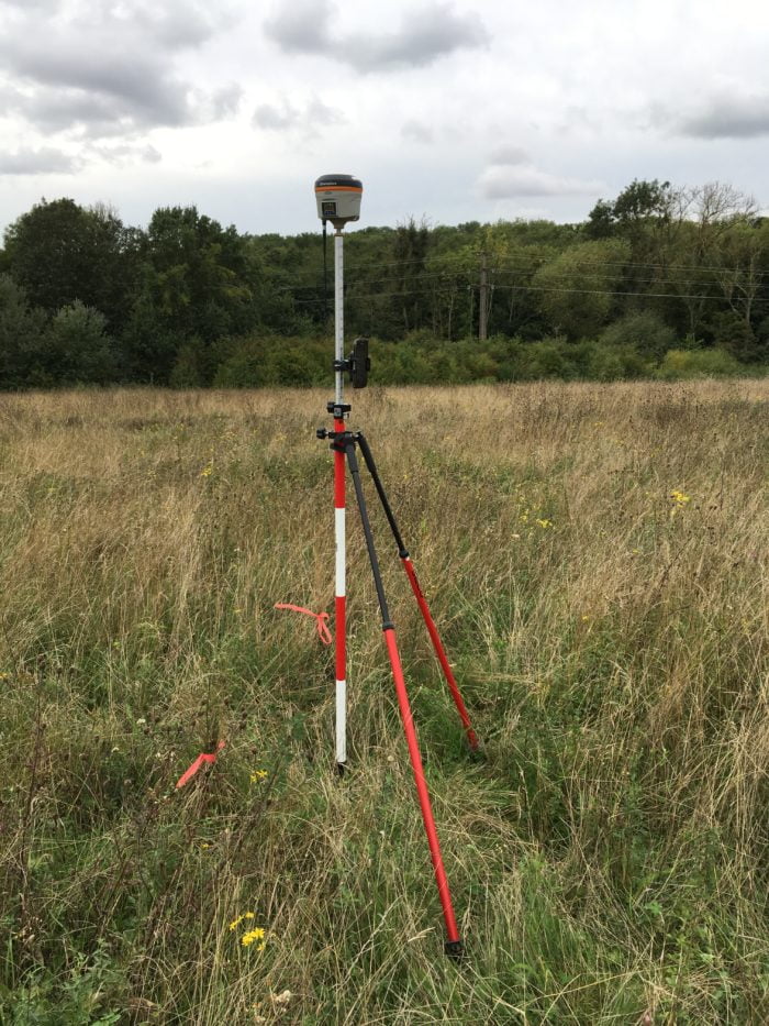 Surveying in a Ground Control Point using a RTK GNSS Rover - Routescene