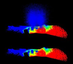 Routescebe LiDAR processing software rain filter